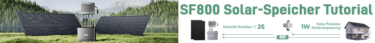 SF800 Solar Speicher Tutorial